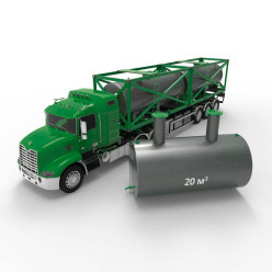 Фото емкости подземной стальной ЕП 20 м3 Емкость подземная стальная ЕП 20 кубов