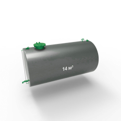 Фото резервуара (емкости) горизонтального стального РГС (РГСН) 14 м3 Резервуар (емкость) горизонтальный стальной РГС (РГСН) 14 кубов