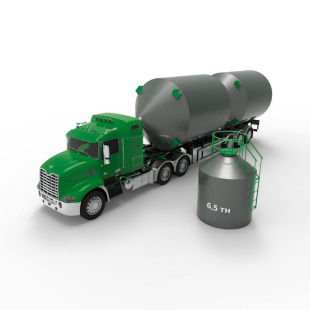 Силос 5 м3 (7 тонн) с плоским дном